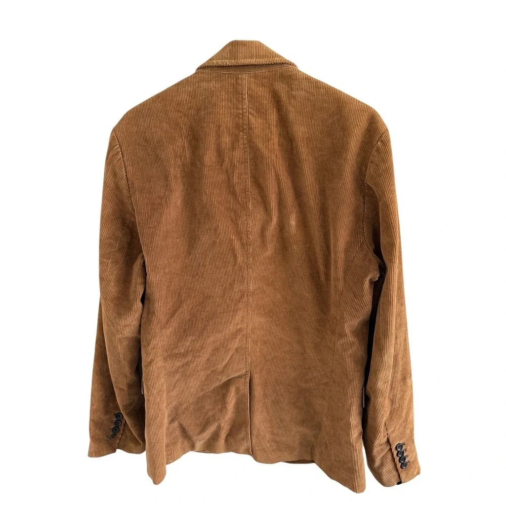 Seven For All Mankind Corduroy‎ Blazer Jacket Men's Size Small Brown